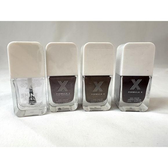 Sephora Formula X Other - Lot of 4 Sephora Formula X Nail Polish: Top Coat Shine Rush Obsessed Theoretical